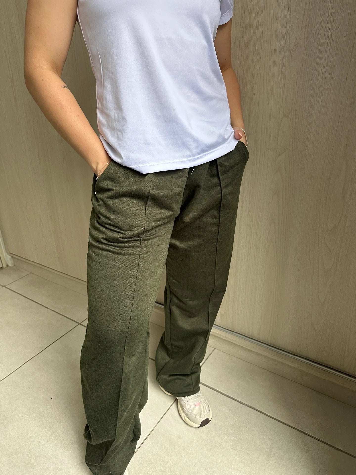 Pantalón Aurelia - Pack x3 (Blanco, Beige y Verde)